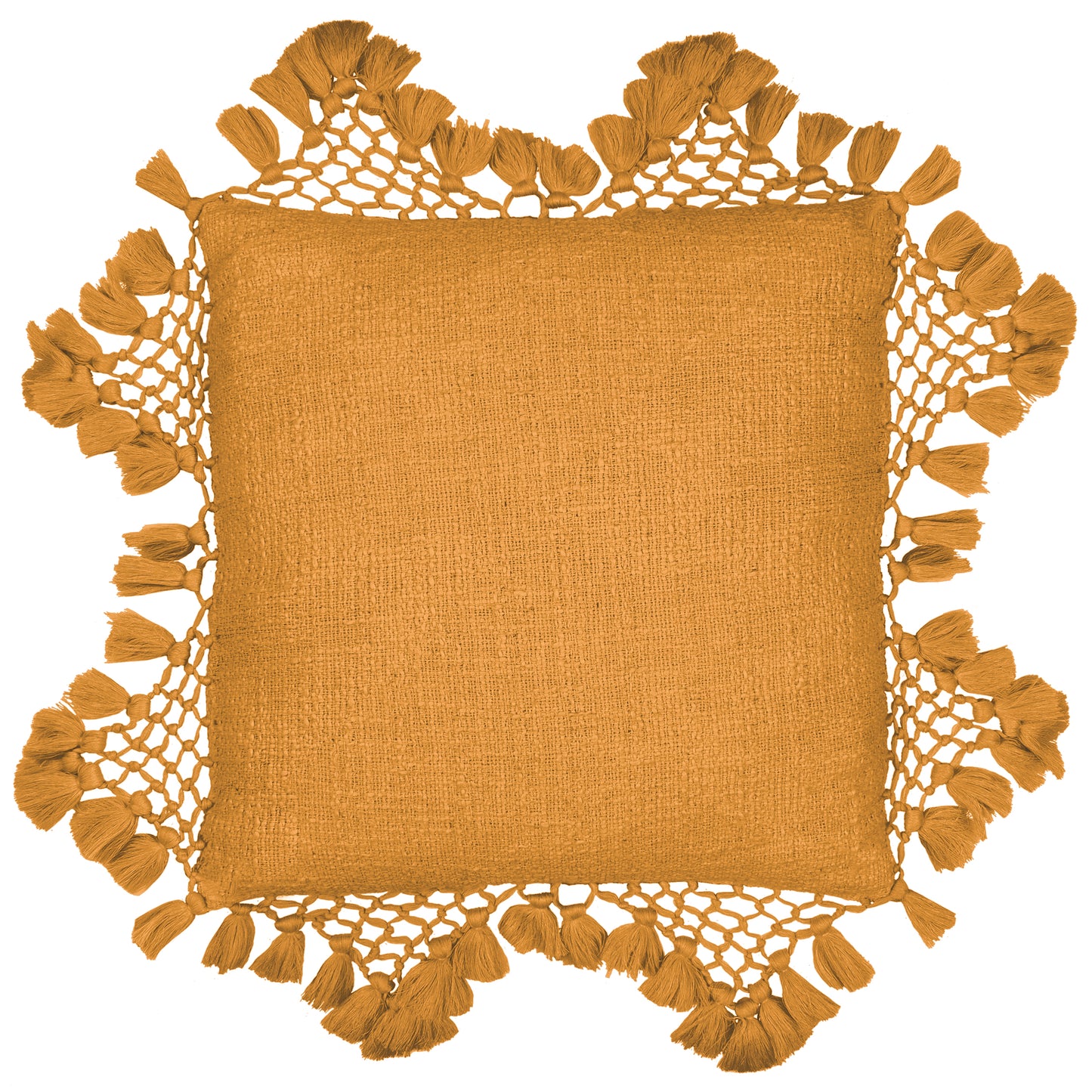 ANKO 45X45 FEATHER FILLED CUSHION GINGER