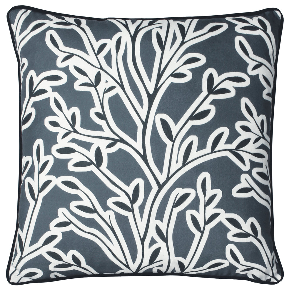Annika 50x50 Feather Filled Cushion Slate Blue - Canwell Interiors Limited - Riva