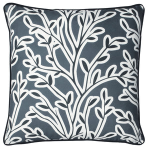Annika 50x50 Feather Filled Cushion Slate Blue