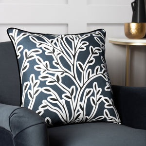 Annika 50x50 Feather Filled Cushion Slate Blue - view 5