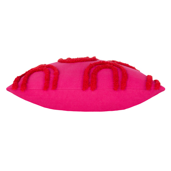 Archie 45x45 Feather Filled Cushion Pink & Red - view 4