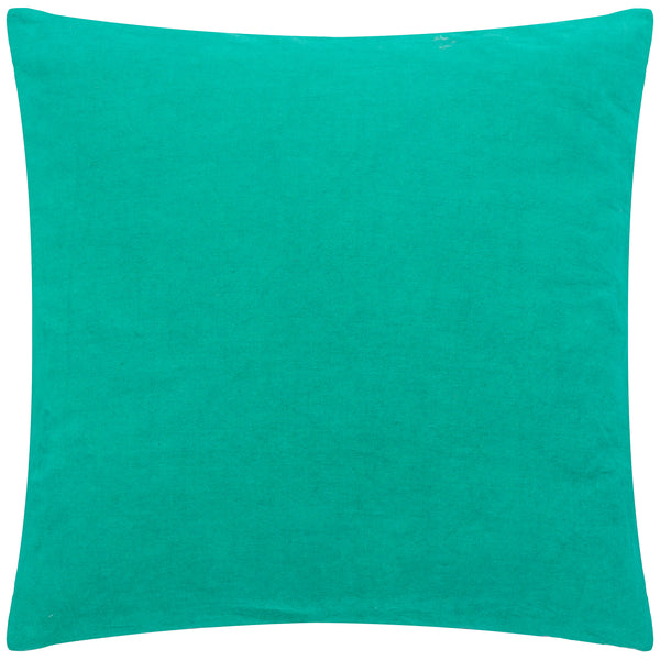 Archie 45x45 Feather Filled Cushion Turquoise/purple - view 3