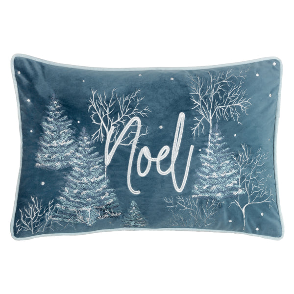 Arcticus Noel 30x50 Feather Filled Cushion Blue - view 2