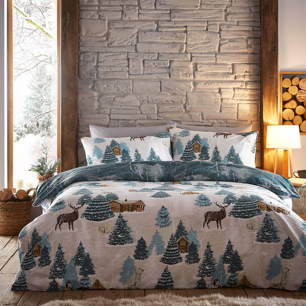 Arcticus Single Duvet Set Blue - Riva