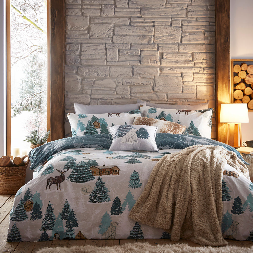 Arcticus Double Duvet Set Blue