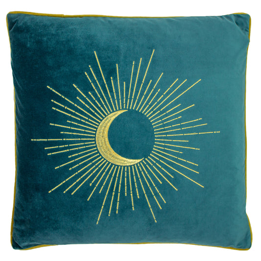 ASTRID 50X50 FEATHER FILLED CUSHION TEAL
