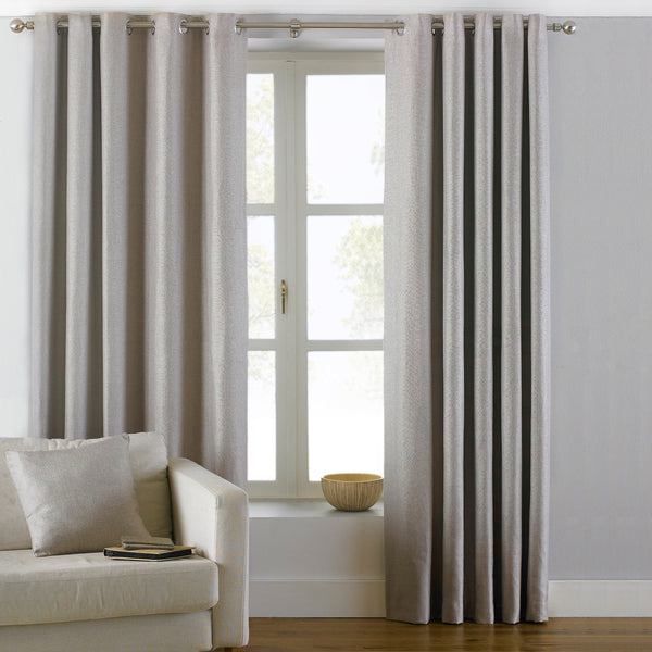 Atlantic 168x137 Ring Top Curtains Natural - view 2