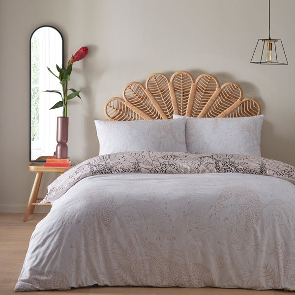 Aurora Super King Duvet Set Blush - Riva