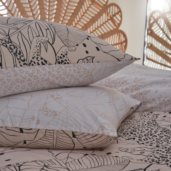 Aurora Super King Duvet Set Blush - Riva