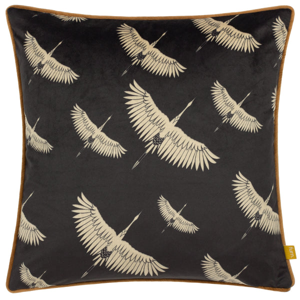 Avalon 43x43 Feather Filled Cushion Black
