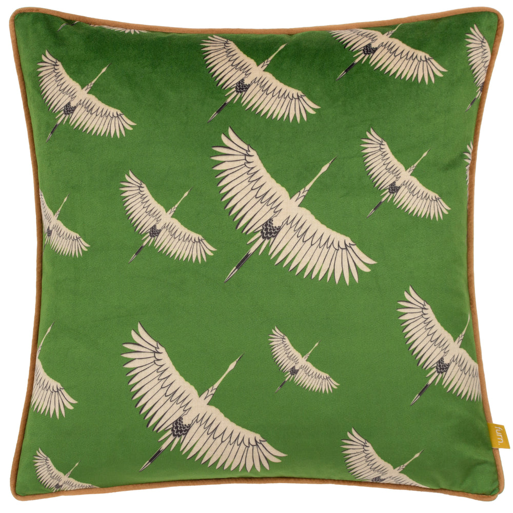 Avalon 43x43 Feather Filled Cushion Green