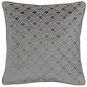 Avenue 45x45 Feather Filled Cushion Grey