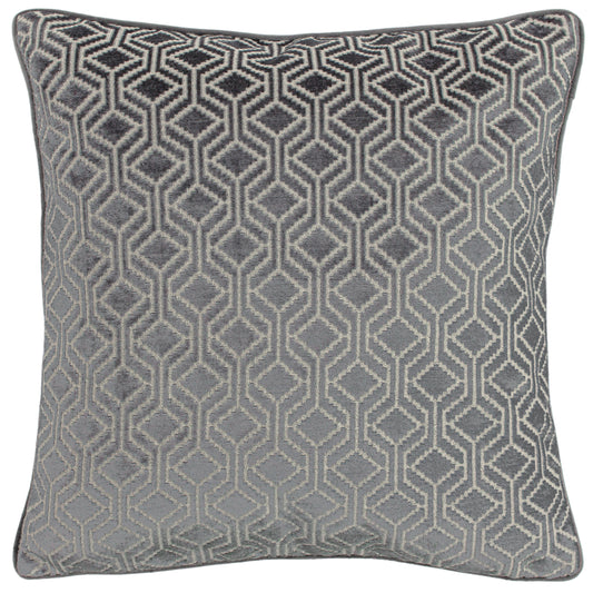AVENUE 45X45 FEATHER FILLED CUSHION GREY