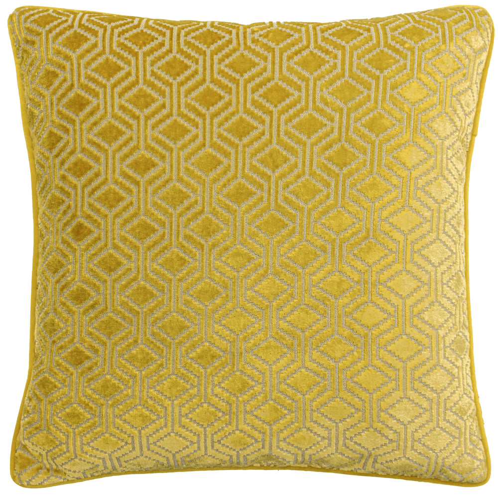 Avenue 45x45 Feather Filled Cushion Ochre