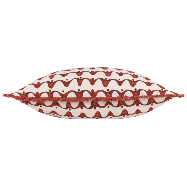 Avery 40x60 Feather Filled Cushion Chestnut Red - view 3