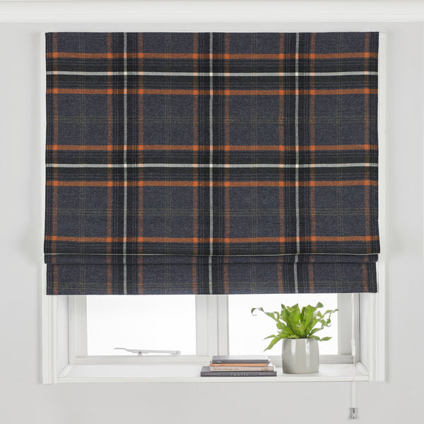 Aviemore 91x137 Roman Blind Rust - view 2
