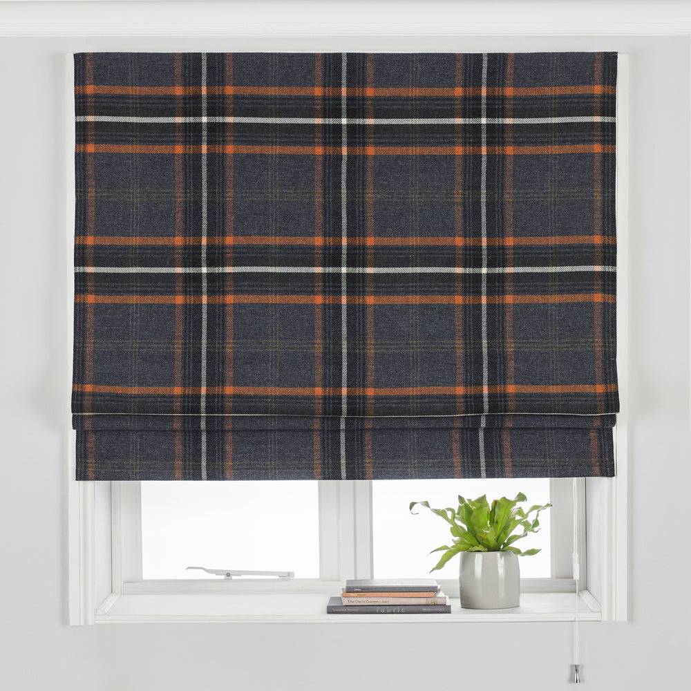 Aviemore 122x137 Roman Blind Rus - Canwell Interiors Limited - Riva