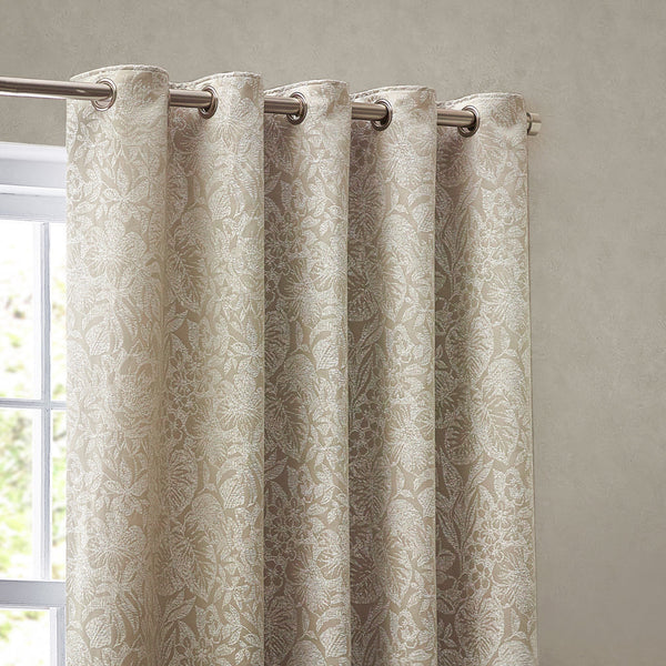 Bali 117x182 Eyelet Curtains Natural - Riva