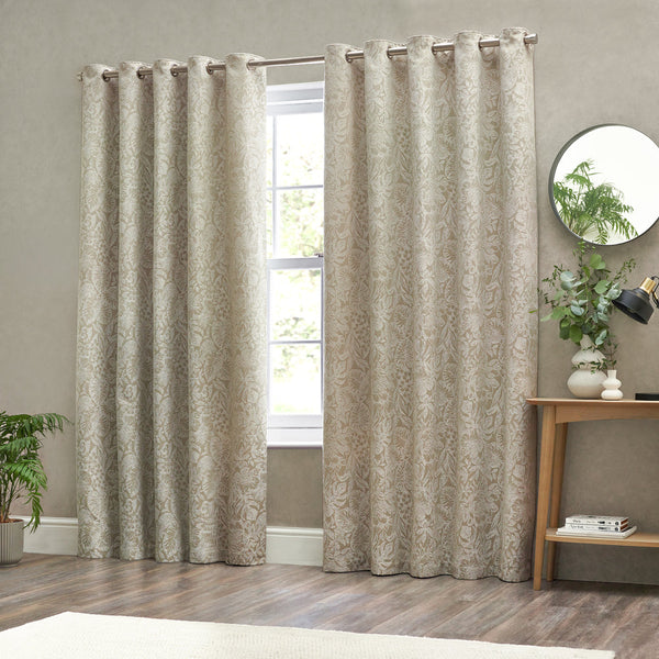 Bali 117x182 Eyelet Curtains Natural - Riva
