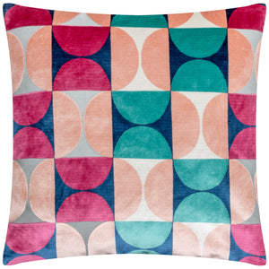 Bardot 50x50 Feather Filled Cushion Magenta & Blue - view 2