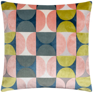 Bardot 50x50 Feather Filled Cushion Pink/avo Green - view 2
