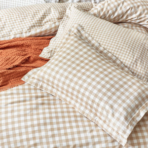 Barton King Size Duvet Set Biscuit - Riva