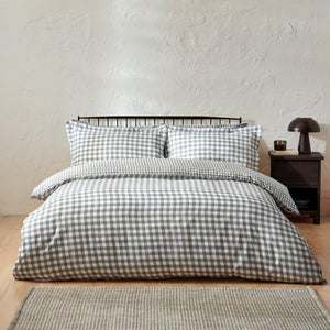 Barton Double Duvet Set Grey - Riva