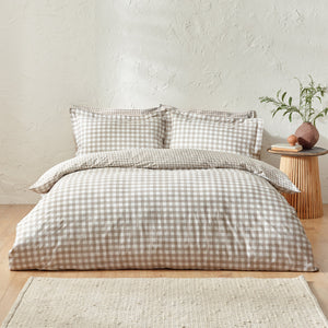 Barton Super King Size Duvet Set Natural - Riva
