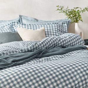 Barton Double Duvet Set Navy - Riva
