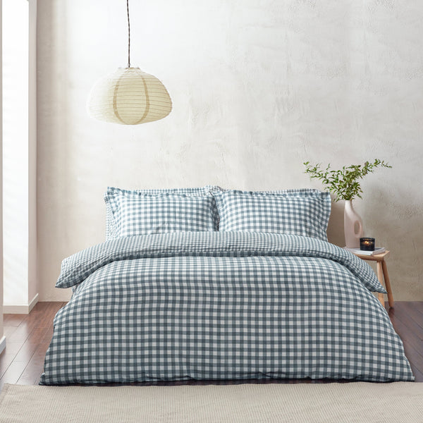Barton Double Duvet Set Navy - Riva