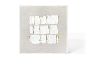 Abstract Design 78 Hand-Finished Canvas Print 100 x 100cm - Berkeley Designs