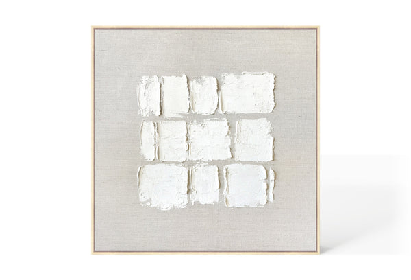 Abstract Design 78 Hand-Finished Canvas Print 100 x 100cm - Berkeley Designs