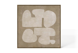 Abstract Design 82 Hand-Finished Canvas Print 100 x 100cm - Berkeley Designs