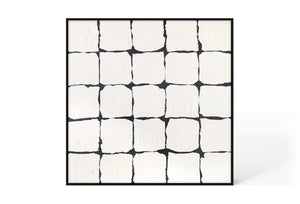 Abstract Design 83 Hand-Finished Canvas Print 100 x 100cm - Berkeley Designs