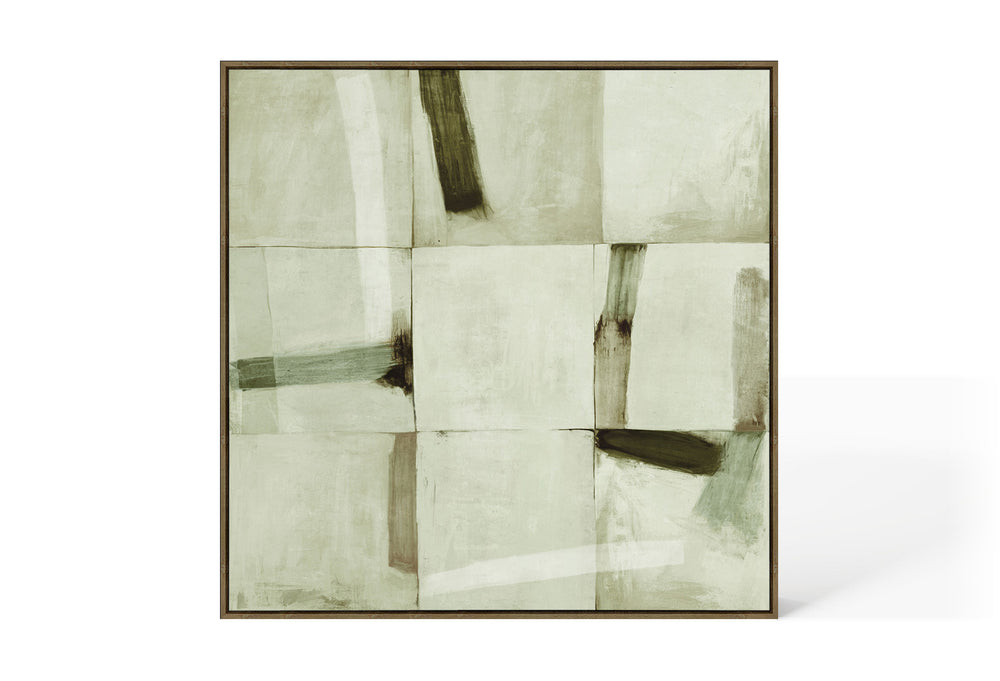 Abstract Design 85 Hand-Finished Canvas Print 100 x 100cm - Berkeley Designs