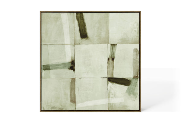 Abstract Design 85 Hand-Finished Canvas Print 100 x 100cm - Berkeley Designs