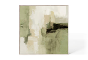 Abstract Design 89 Hand-Finished Canvas Print 100 x 100cm - Berkeley Designs
