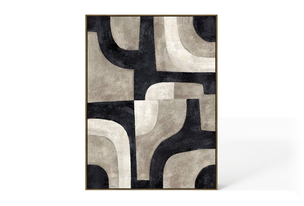 Abstract Design 92 Hand-Finished Canvas Print 90 x 120cm - Berkeley Designs