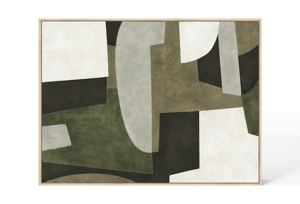 Abstract Design 93 Hand-Finished Canvas Print 120 x 90cm - Berkeley Designs