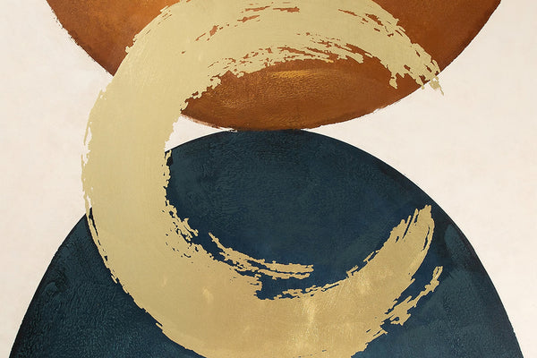 Abstract Design 36 Hand-Finished Canvas Print 90 x 120cm - Berkeley Designs