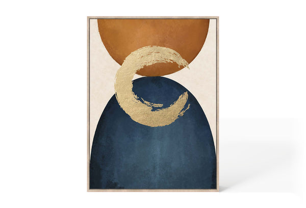 Abstract Design 36 Hand-Finished Canvas Print 90 x 120cm - Berkeley Designs