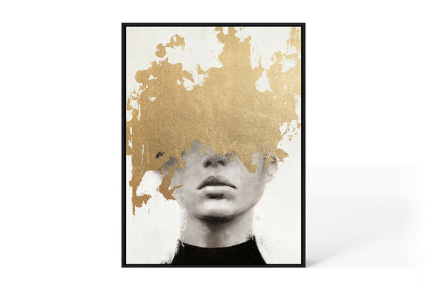 Abstract Design 39 Hand-Finished Canvas Print 90 x 120cm - Berkeley Designs
