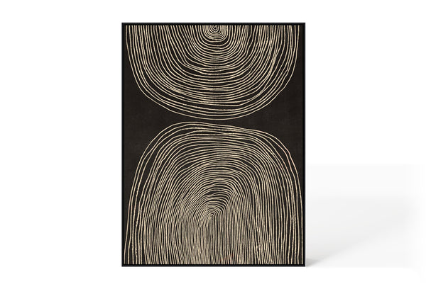 Abstract Design 45 Hand-Finished Canvas Print 90 x 120cm - Berkeley Designs
