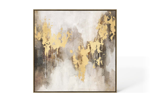 Abstract Design 47 Hand-Finished Canvas Print 100 x 100cm - Berkeley Designs
