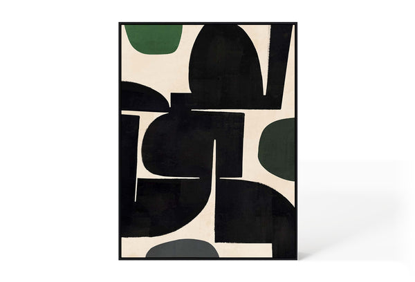 Abstract Design 48 Hand-Finished Canvas Print 90 x 120cm - Berkeley Designs