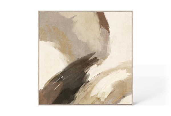 Abstract Design 52 Hand-Finished Canvas Print 100 x 100cm - Berkeley Designs