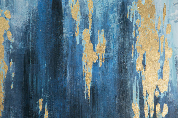 Abstract Design 53 Hand-Finished Canvas Print 90 x 120cm - Berkeley Designs