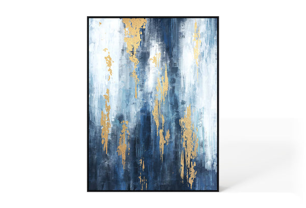 Abstract Design 53 Hand-Finished Canvas Print 90 x 120cm - Berkeley Designs