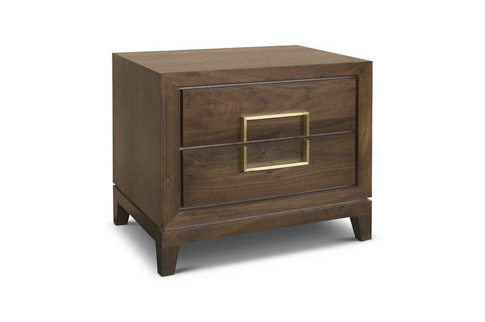 Lucca Bedside in Walnut - Berkeley Designs
