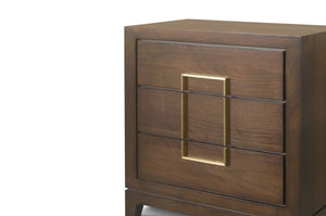 Lucca 3 Drawer Chest in Walnut - Berkeley Designs